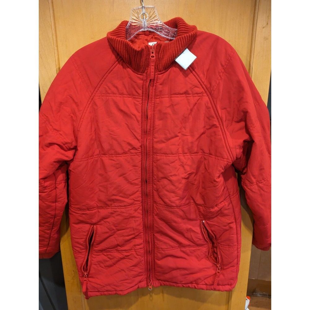 HOLLISTER‎ RED PUFFER JACKET/COAT SIZE Small Nylon/Poly